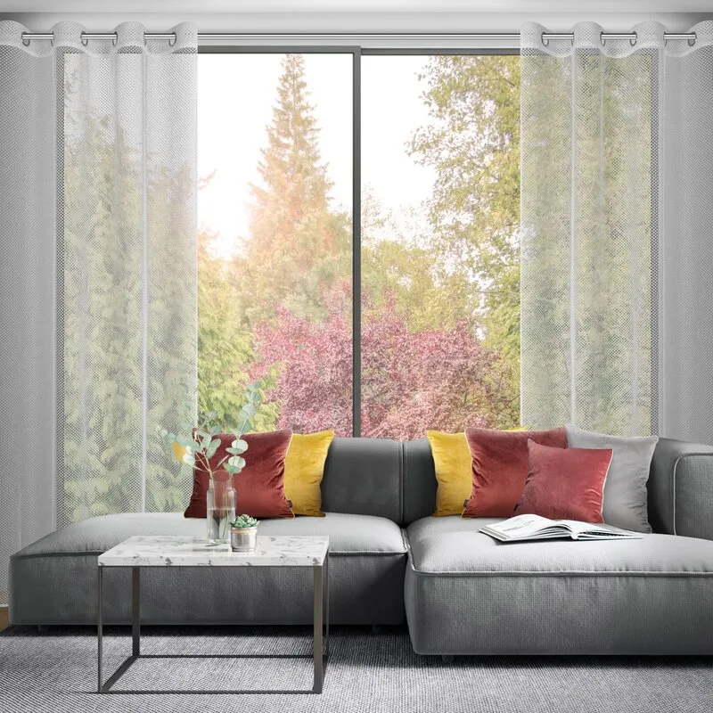 FIRANA GOTOWA ABI 140 X 250 CM BIAŁY — zdjęcie 8