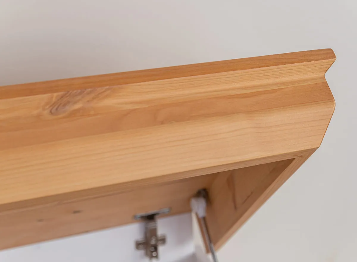 Skrzynia MARONE ELITE - biały, złocisty 95 cm - PLMEL18