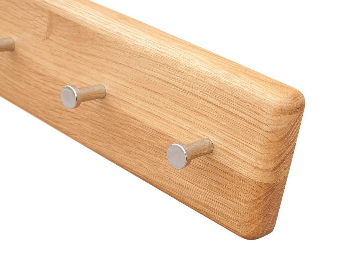 Wieszak dębowy duży Gialo 70x10x5,5 cm - 2SGIA12