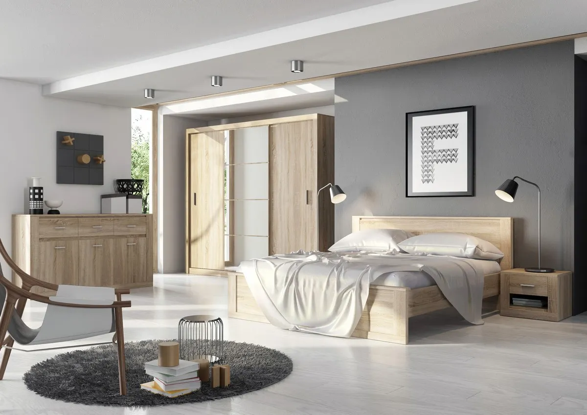 Szafka nocna Idea 07 dąb shetland - ID7DH