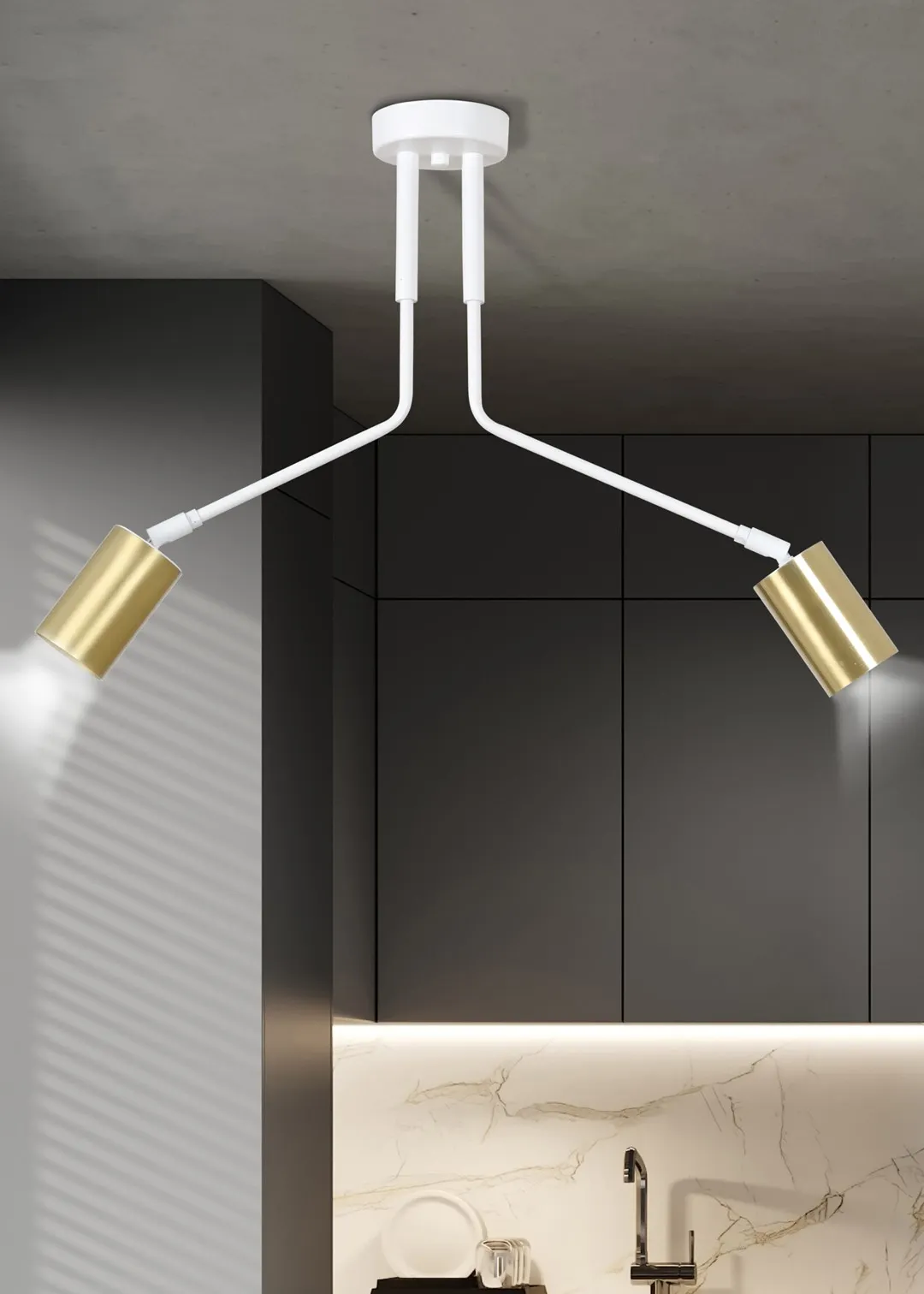 Lampa sufitowa VERNO Biały 656/2 - 656/2