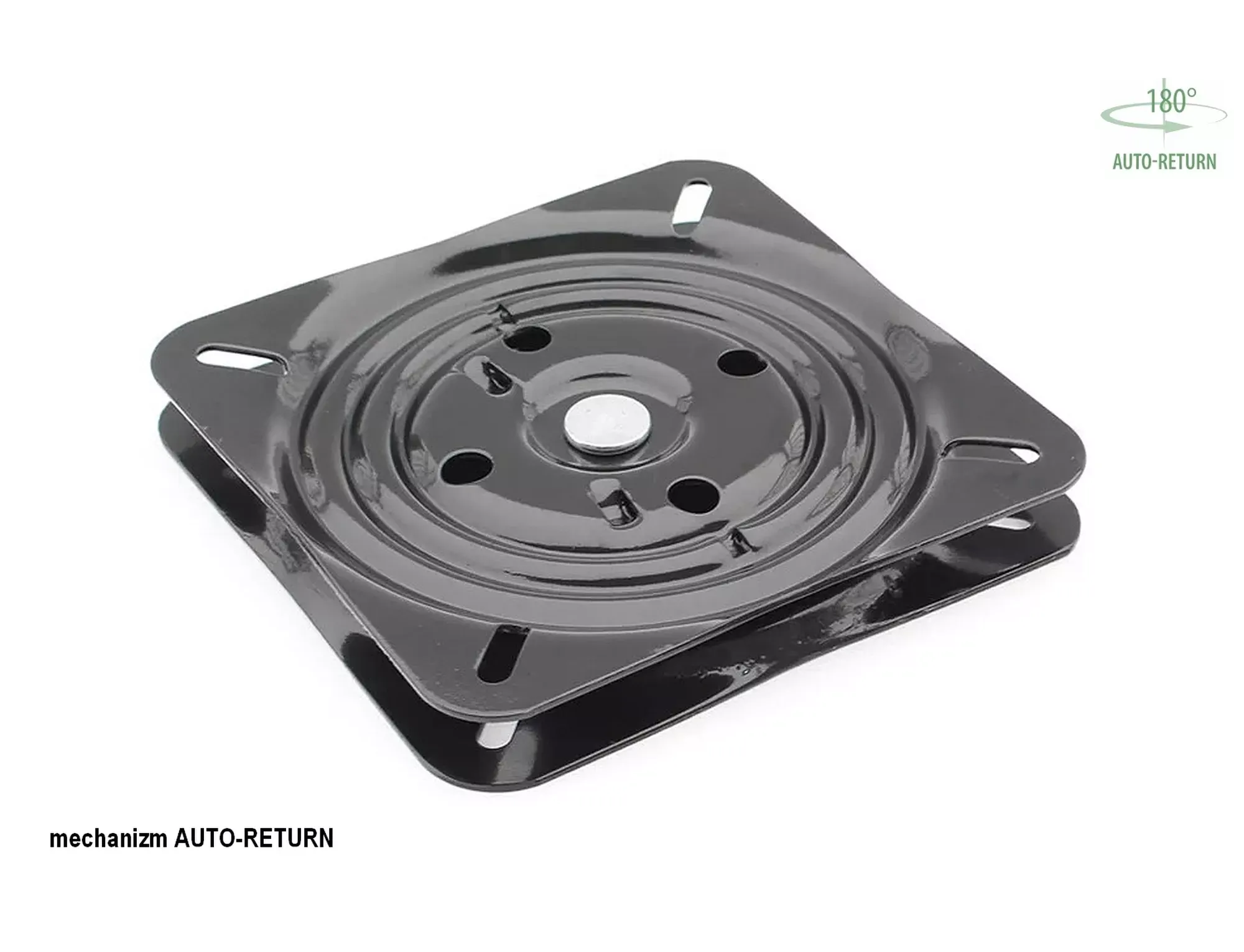 Krzesło obrotowe 180° AZALIA BREGO 18 ciemnoszary metalowe nogi - AZALIABRCCSZ