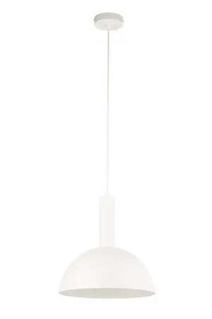 Lampa wisząca VITRUM M kopuła biała