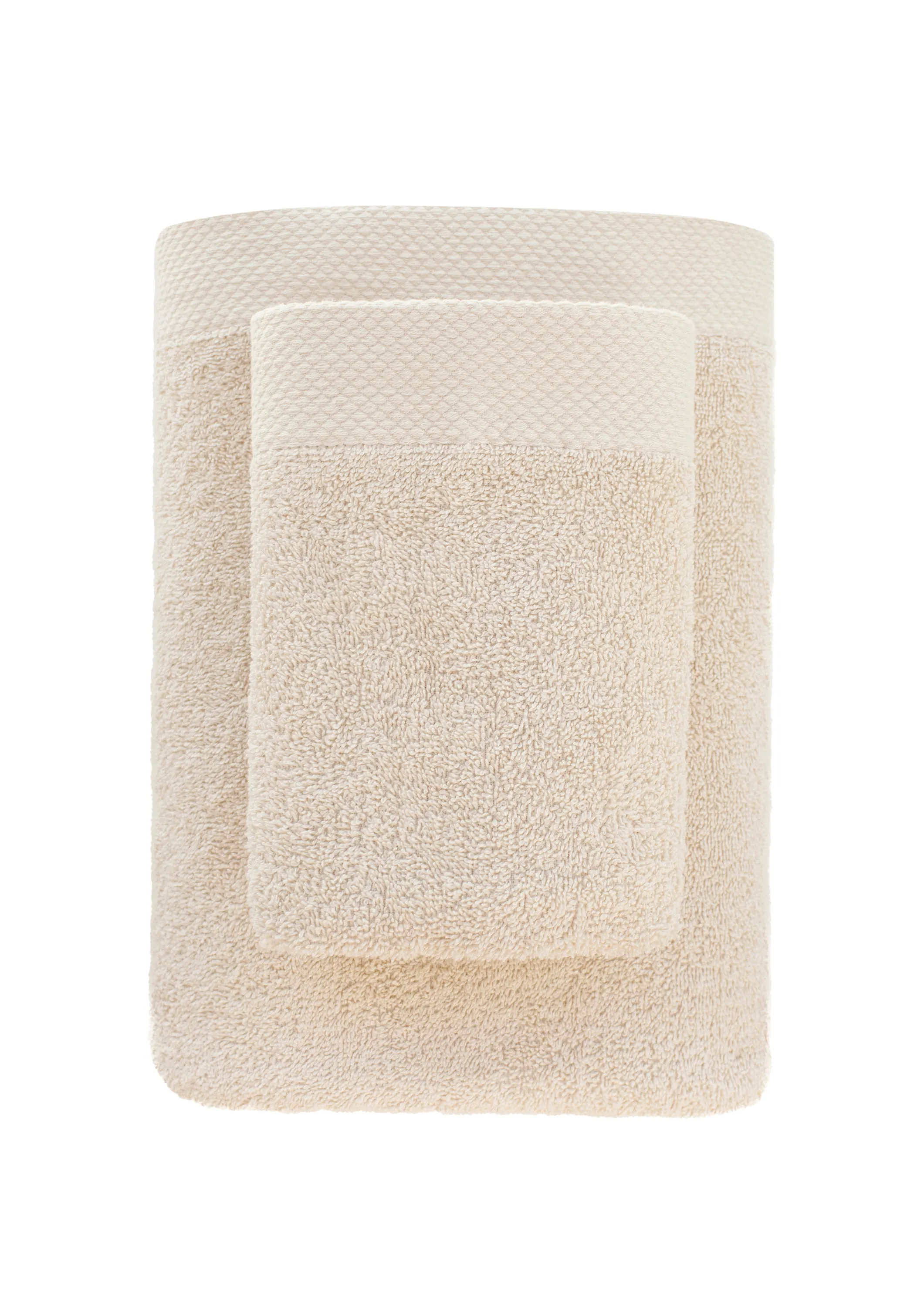 Ręcznik frotte BOHO 50x90 gramatura 500 kremowy - FARO_29450