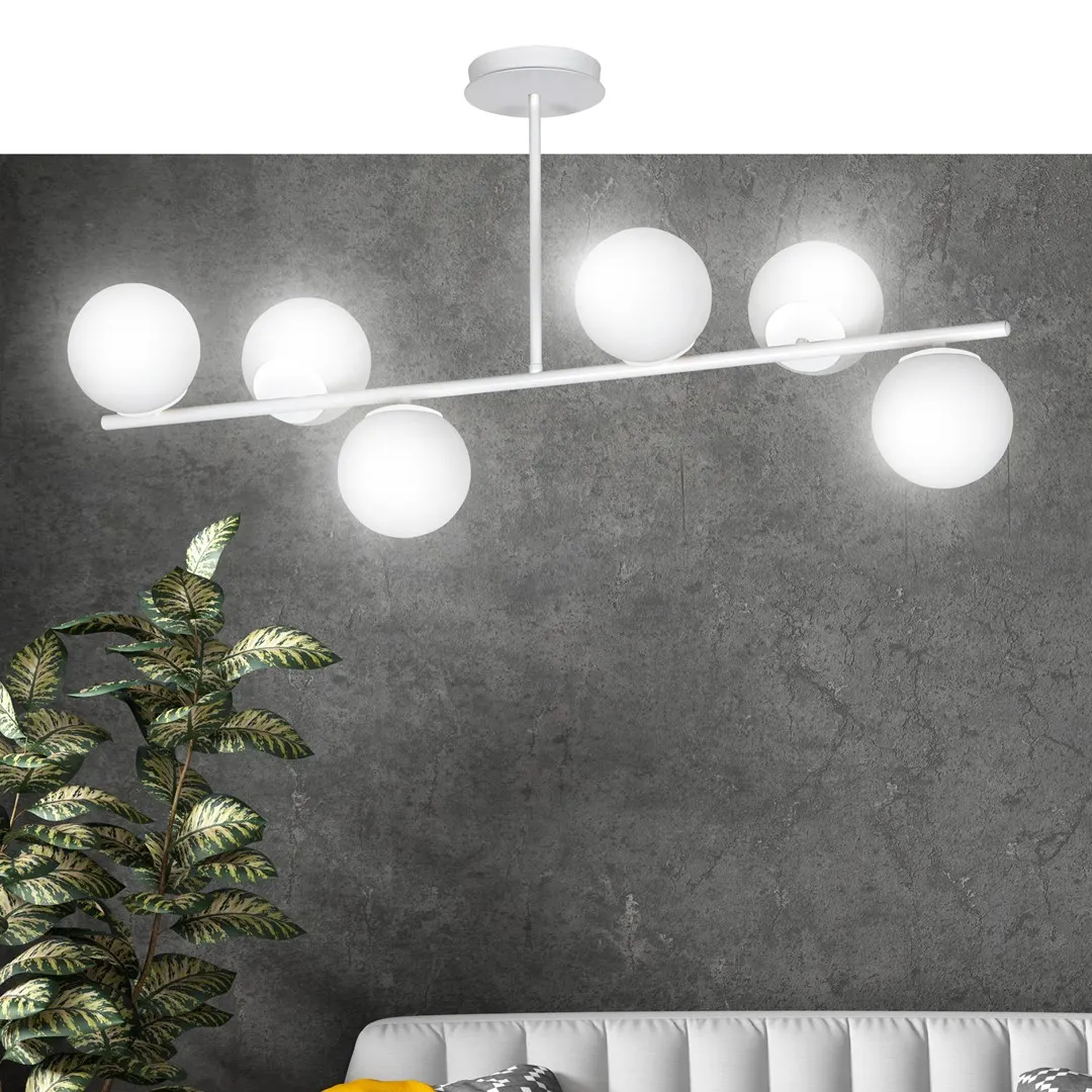Lampa wisząca BIOR 6 biała — zdjęcie 7