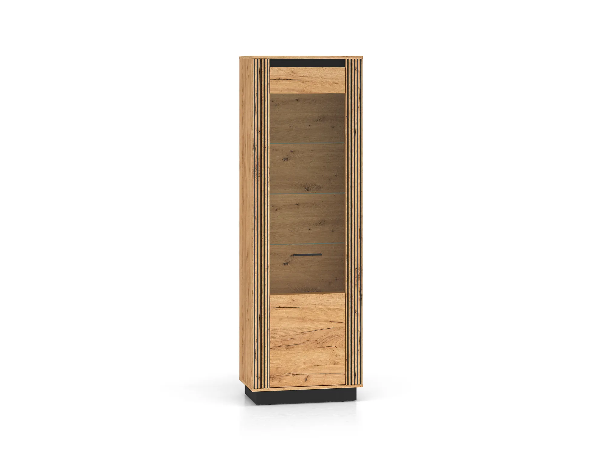 Witryna 1-drzwiowa URSO 04 craft złoty, czarny Witryna 1-drzwiowa URSO 04 craft złoty, czarny