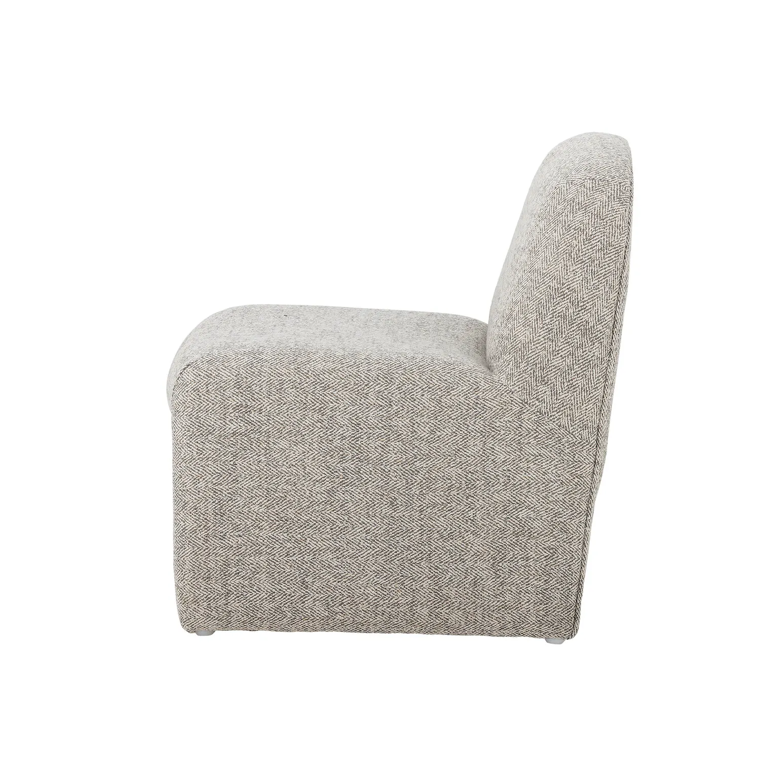 fotel, sofa, krzesło, tkanina tweed, mebel tapicerowany
