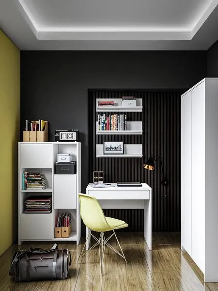 Biurko z szufladą KENDO 01 białe - 1KEND01-001