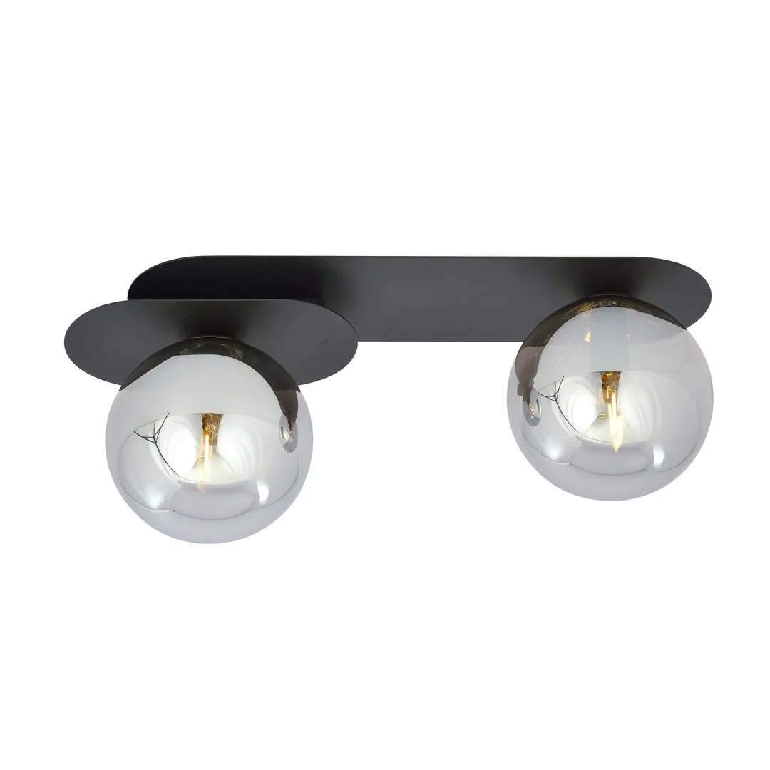 Lampa sufitowa  PLAZA Czarny 1119/2