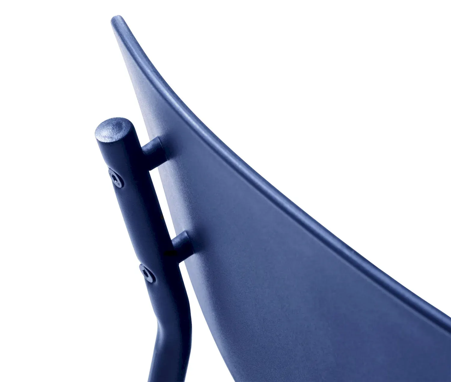 Krzesło metalowe KIRKLAND - niebieski - UN_54310003