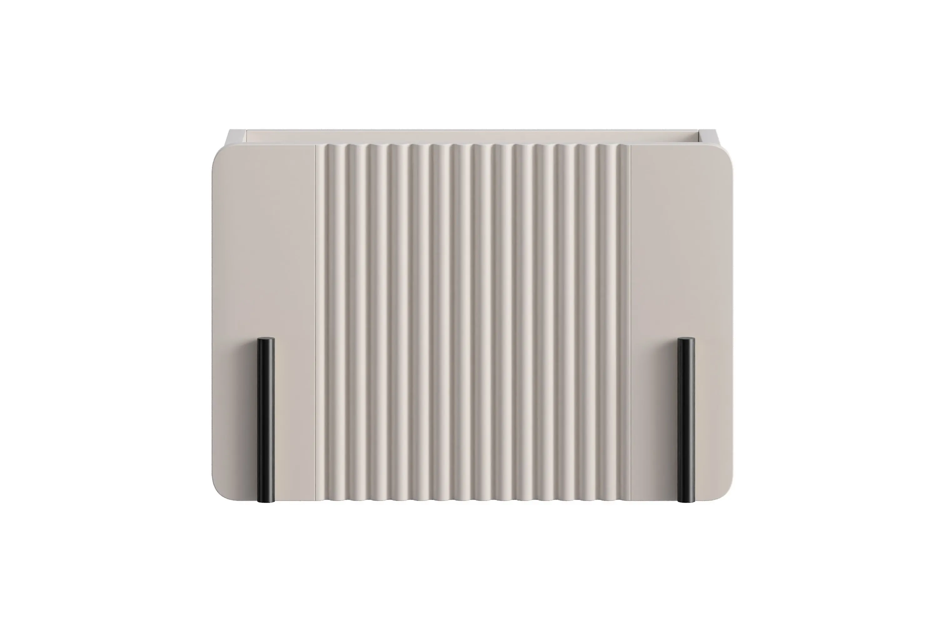 Szafka nocna wisząca z 1 szufladą MALMI 45cm - kaszmirowy - czarny - B_167004