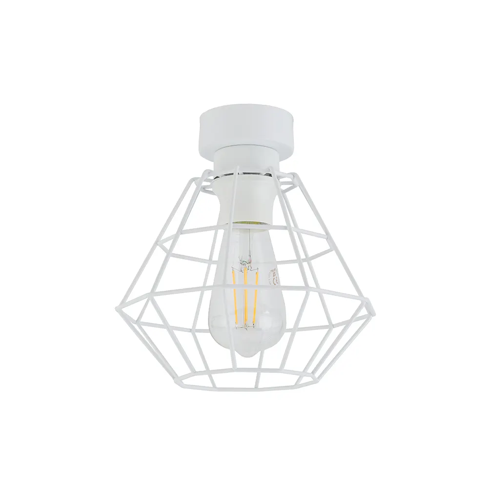 Lampa sufitowa DIAMOND biała 22cm