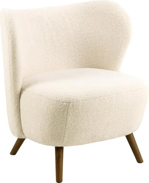 Fotel BRUCE 76x82 baranek kremowy