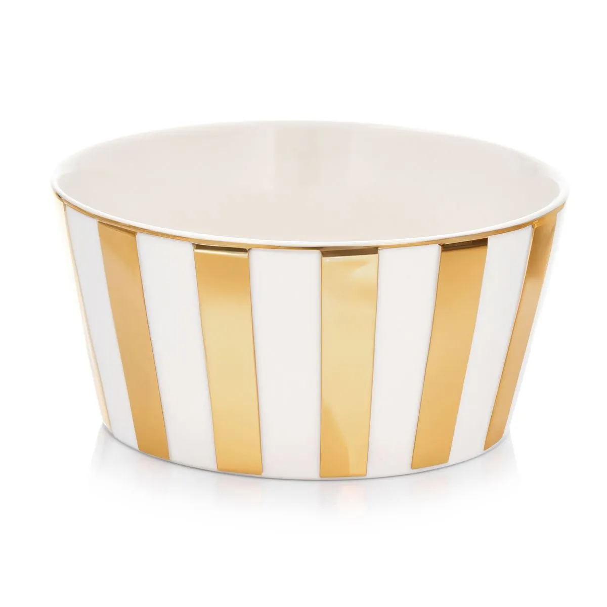 Miseczka DUKA GOLD 11,5 cm biały złoty