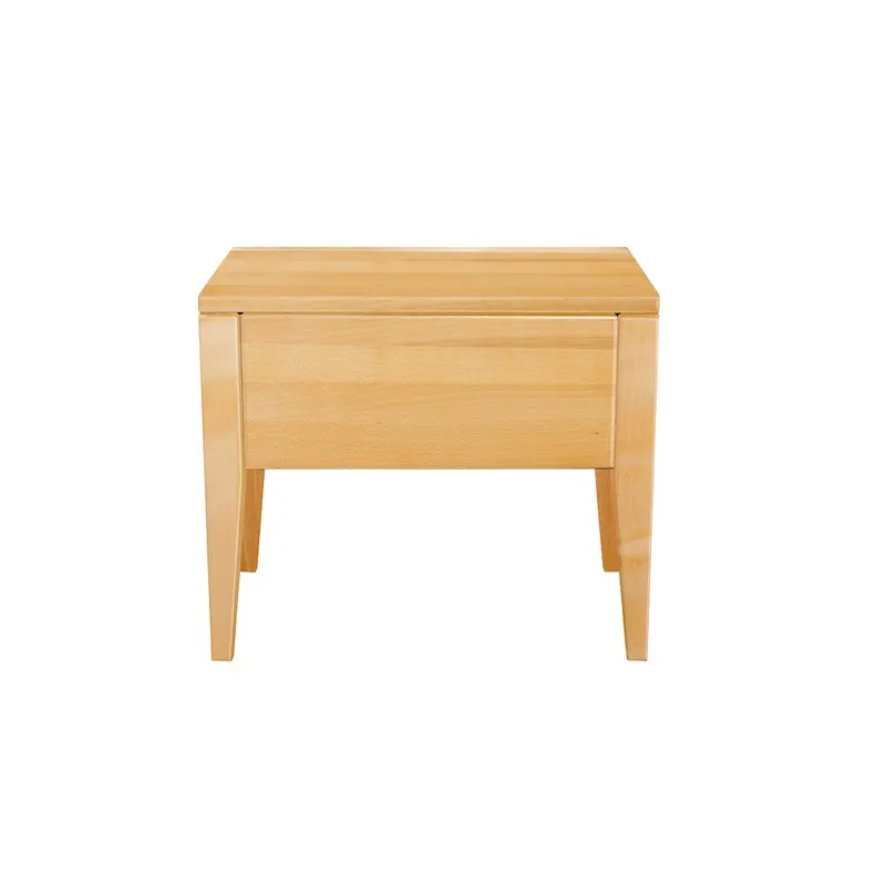 Szafka nocna bukowa SN130 Naturalny DREWMAX Meble, Tabela, Stolik kawowy, Szuflada, Biurko