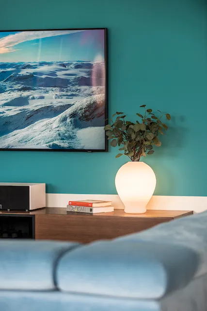 Lampa stołowa AMARYLIS wazon biały 34x27cm - 4095