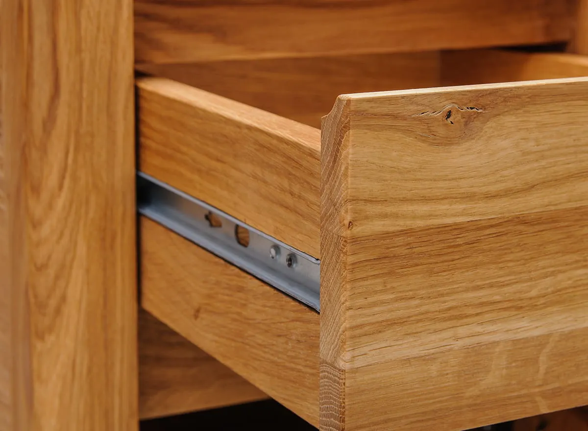 Komoda dębowa z szufladą niska Gialo 60x30x30 cm - 2SGIA22