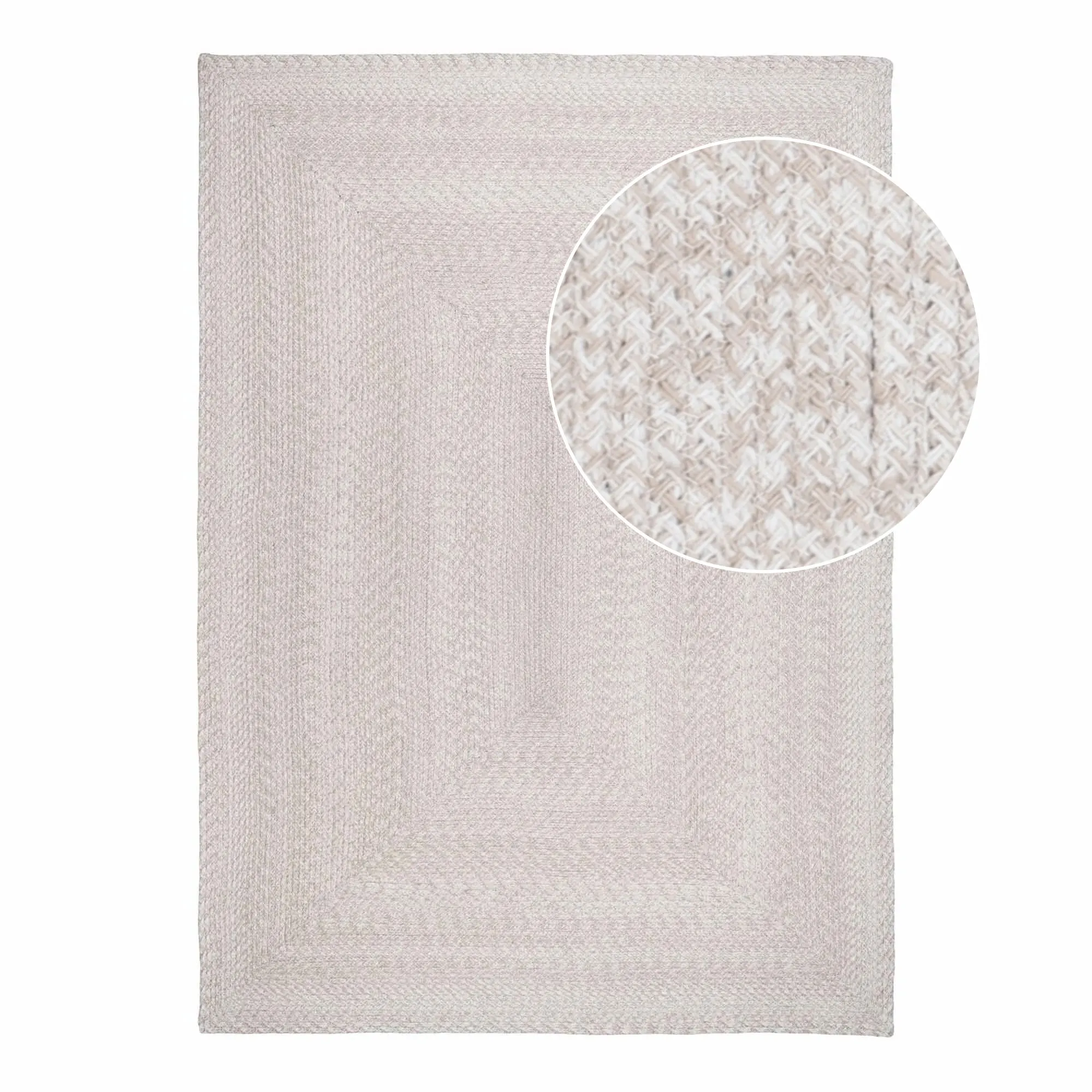 Dywan prostokątny MENORCA 200x300 cm 100% recykling piaskowy Wystrój domu, Dywan