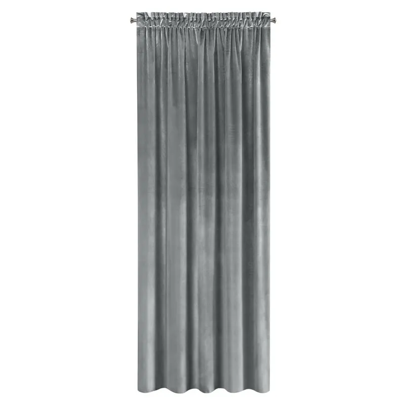 ZASŁONA GOTOWA SAMANTA NA TAŚMIE 140X270 CM GRAFITOWY - EU_374442