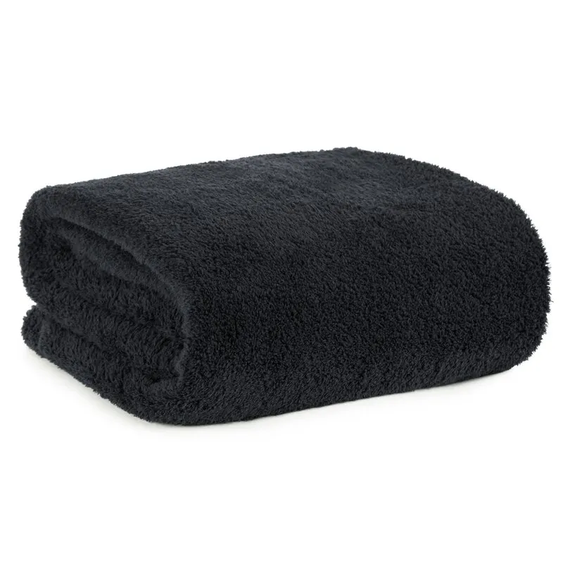 Miękki polarowy koc D91 LORI 200 X 220 cm Beżowy — zdjęcie 4