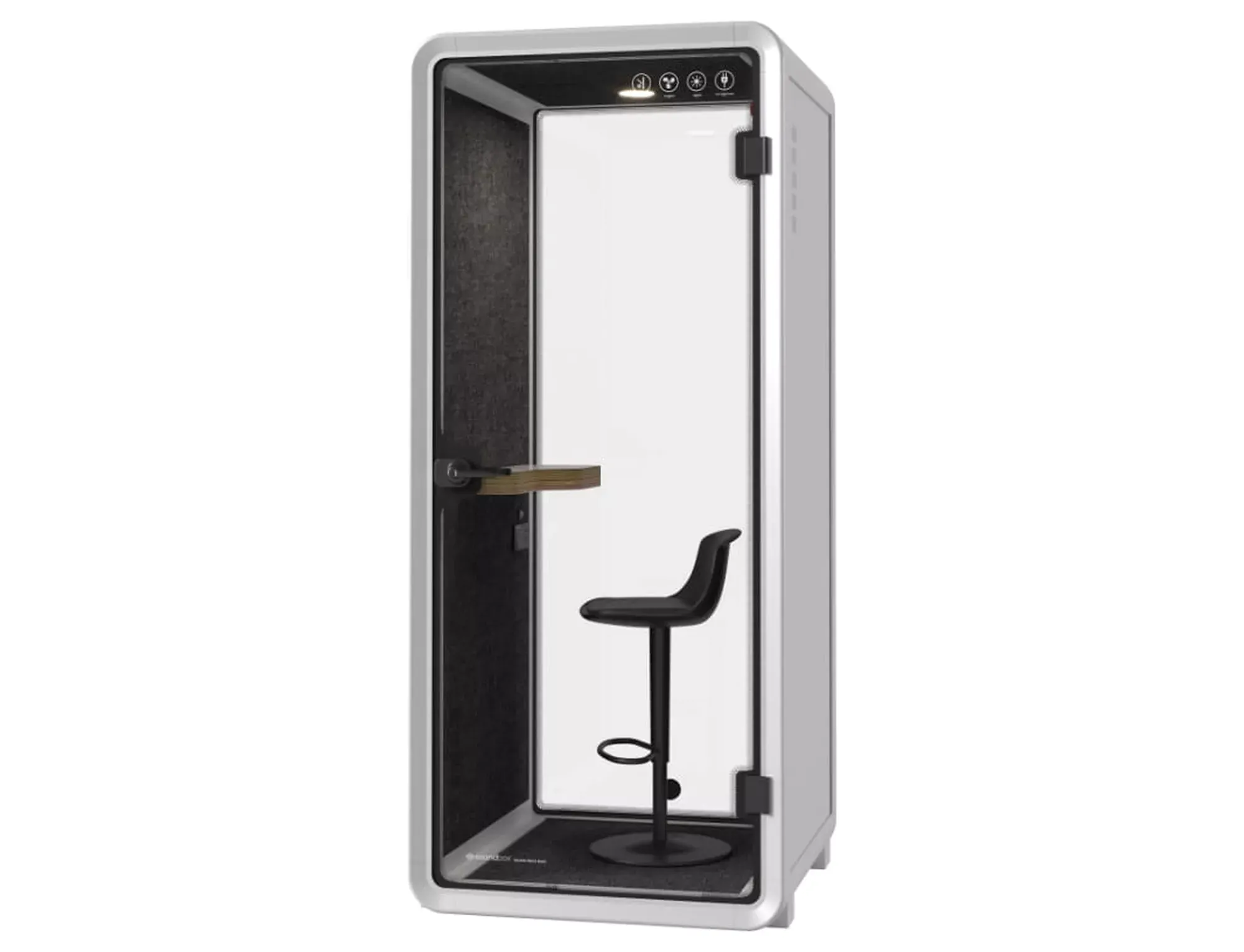 Kabina Budka akustyczna wygłuszająca SMALL BOOTH ST - biały, szary Kabina Budka akustyczna wygłuszająca SMALL BOOTH ST - biały, szary