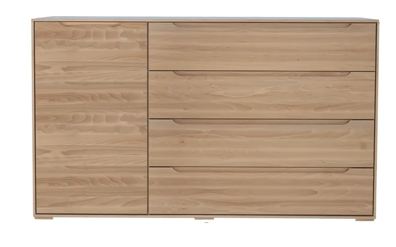Komoda bukowa KD423 Naturalny DREWMAX — zdjęcie 5