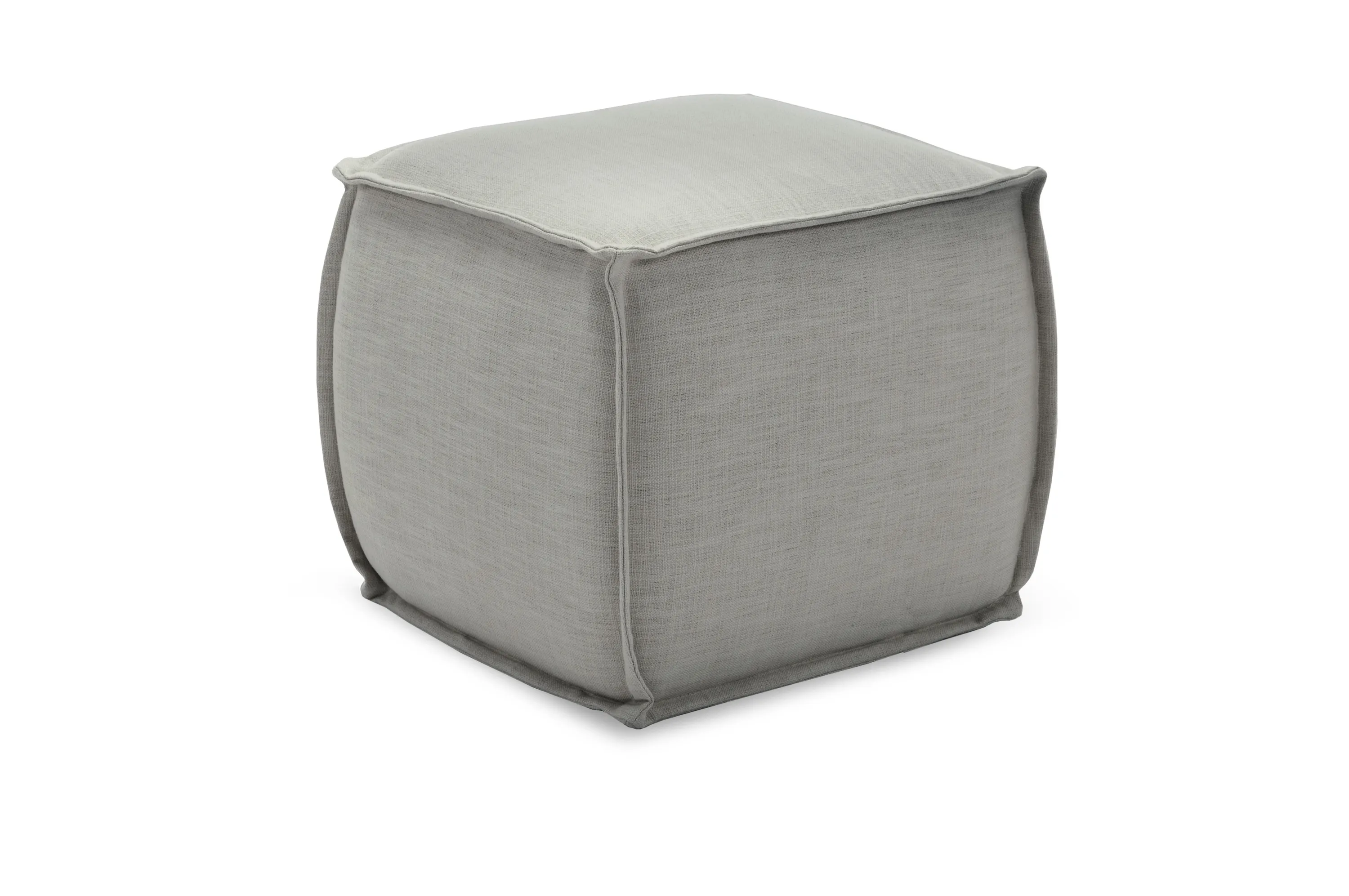 Puf ONIL 57 cm szary — zdjęcie 3