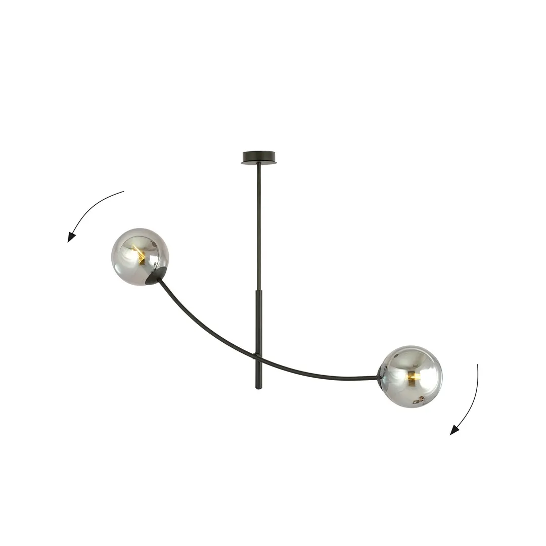 Lampa sufitowa HUNTER Czarny 1100/2 - 1100/2