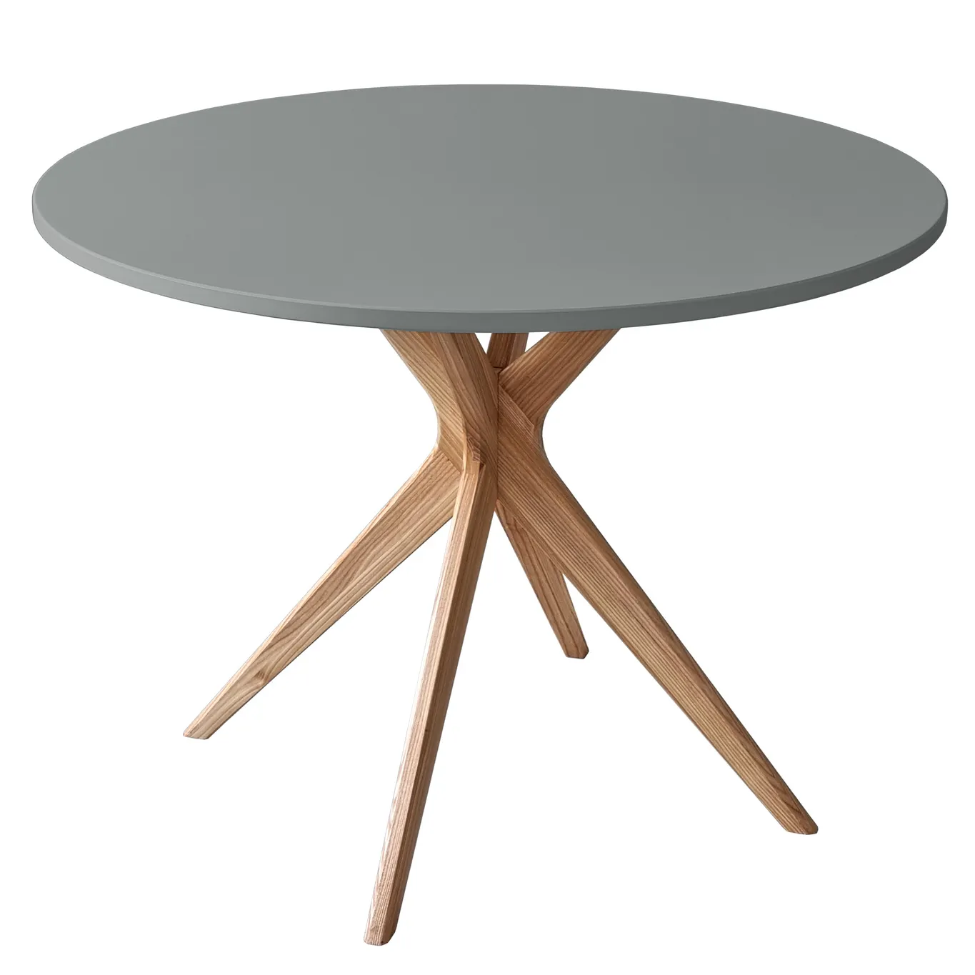 Stół okrągły JUBI BOLD 100cm ciemnoszary naturalny