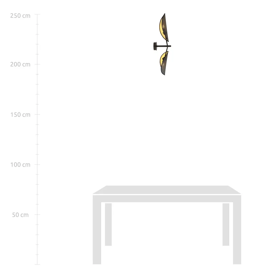 Kinkiet VENE Czarny 1158/K2 - 1158/K2