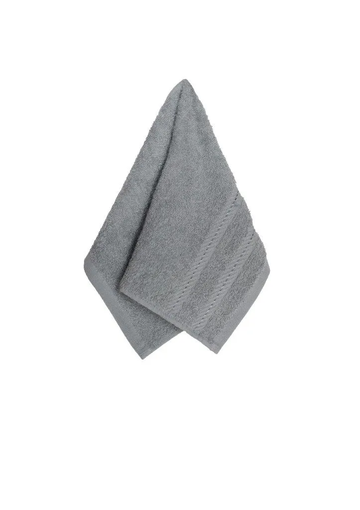 Ręcznik frotte EVA 30x50 gramatura 450 stalowy Ręcznik