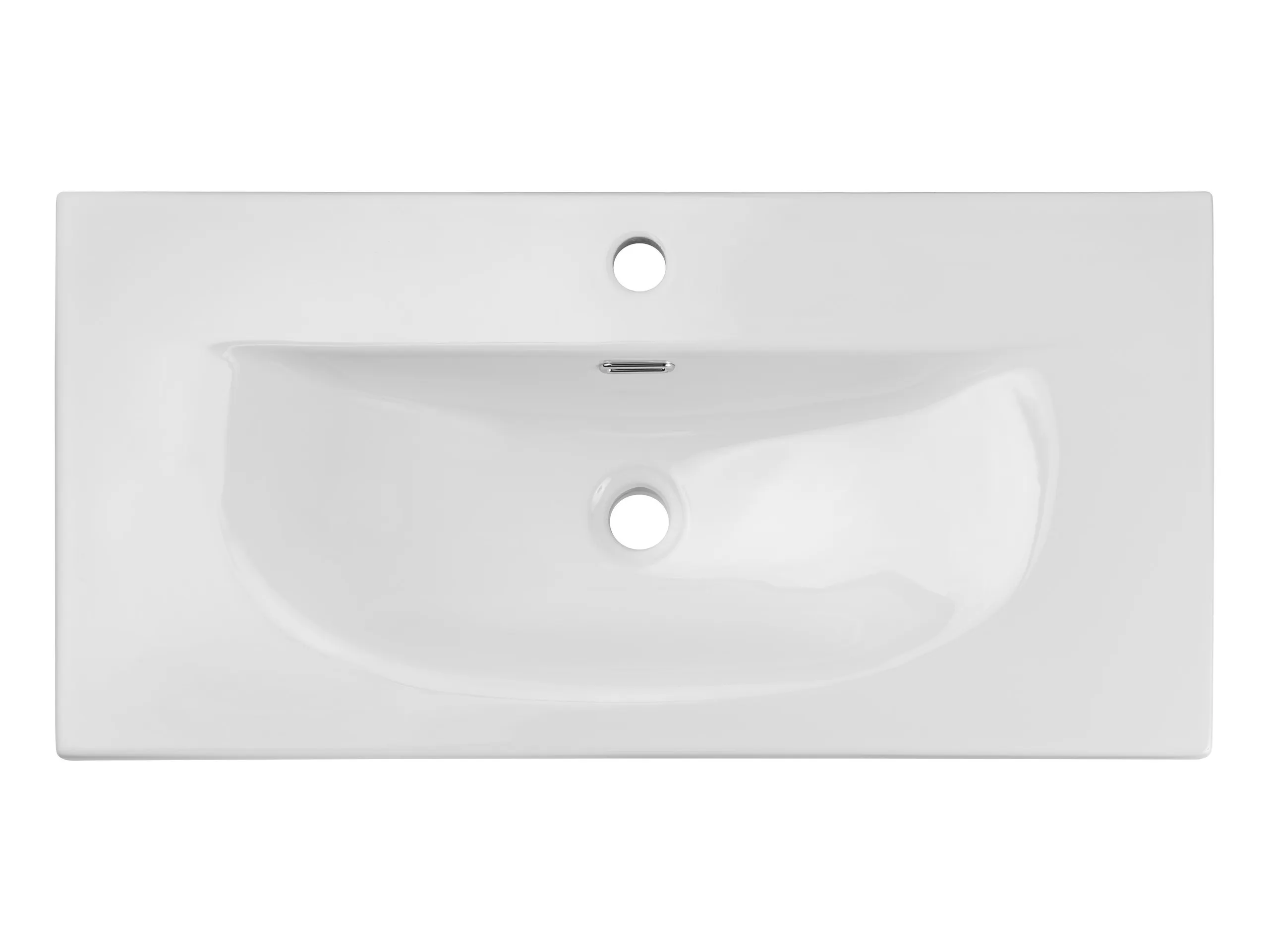 Umywalka meblowa SKY 3 DP biała 81X15X40 (bezpiecznie pakowana) - SKY_3_80CM_DP_(_E-8099-3-80_)