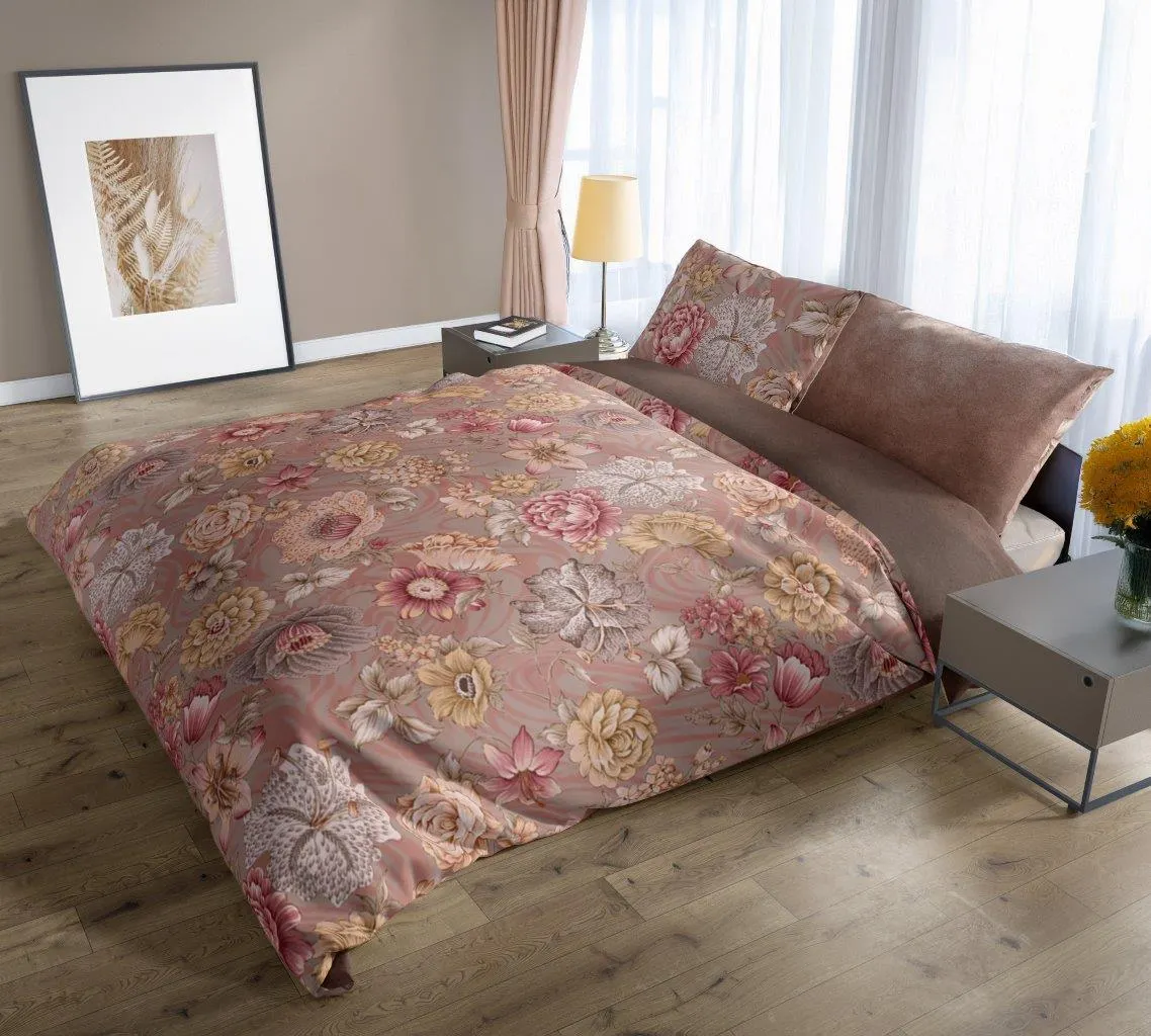 Pościel komplet NOBILE 019 160x200+2x70x80 satyna bawełaniana fotoprint wielokolorowy - FARO_31232