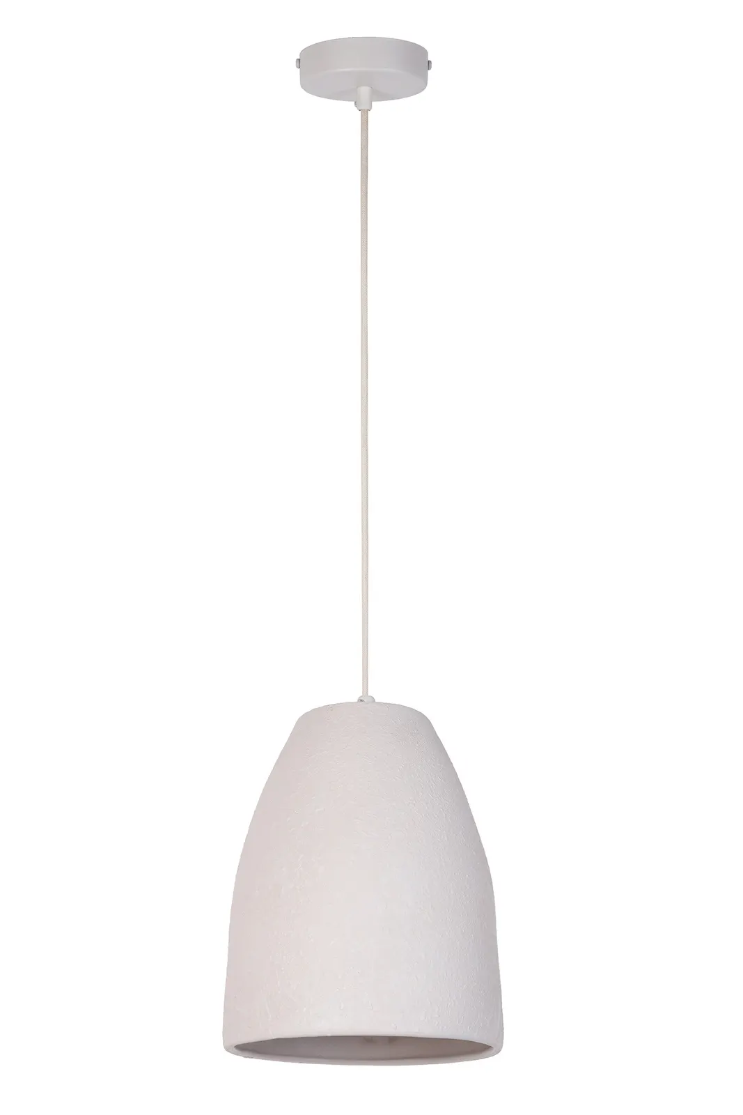 Lampa wisząca NORA C ceramiczny klosz beżowa Lampa, Lampa sufitowa
