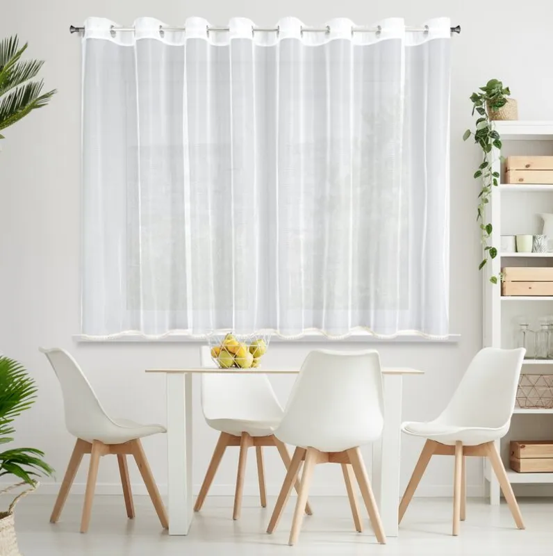 FIRANA GOTOWA CASSIE 300 X 150 CM BIAŁY FIRANA GOTOWA CASSIE 300 X 150 CM BIAŁY