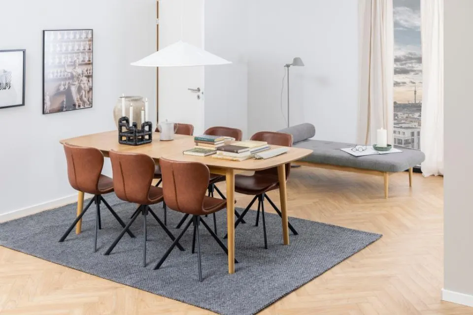 Krzesło obrotowe DOREN Brązowy-zamek błyskawiczny, Czarny - 0000096219