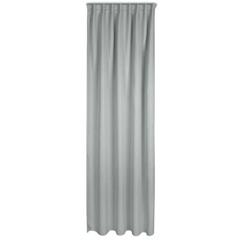 ZASŁONA GOTOWA MILAN NA TAŚMIE 140 X 300 CM SREBRNY - EU_390152