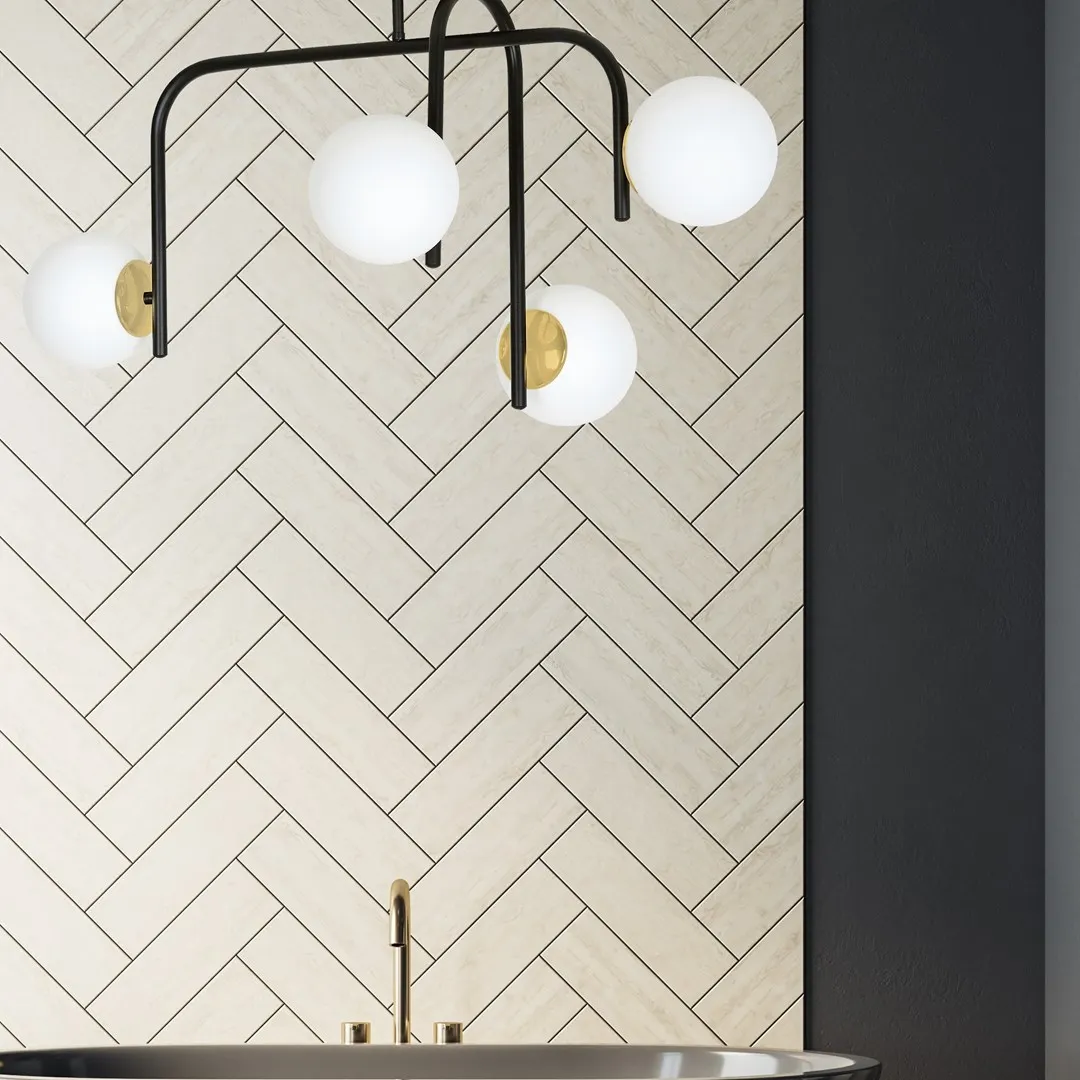 Lampa sufitowa RAGNAR Czarny/Złoty 1032/4B - 1032/4B