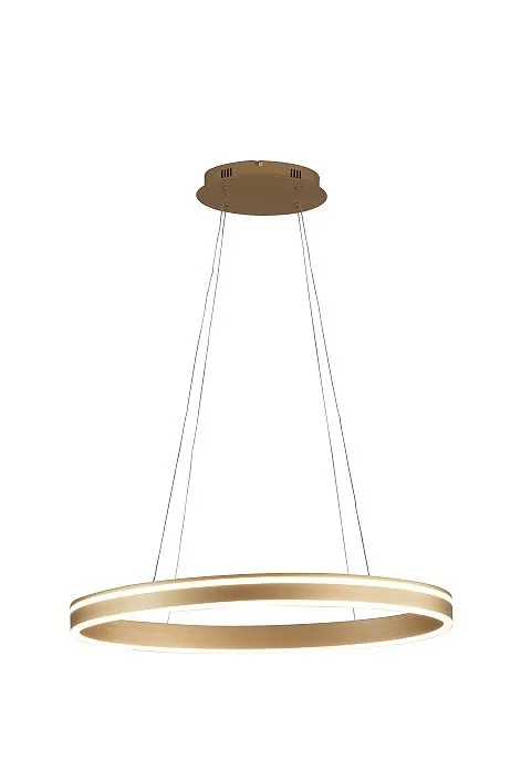 VIVIES - Owalna lampa wisząca pojedyncza, ściemniacz typu "klik"