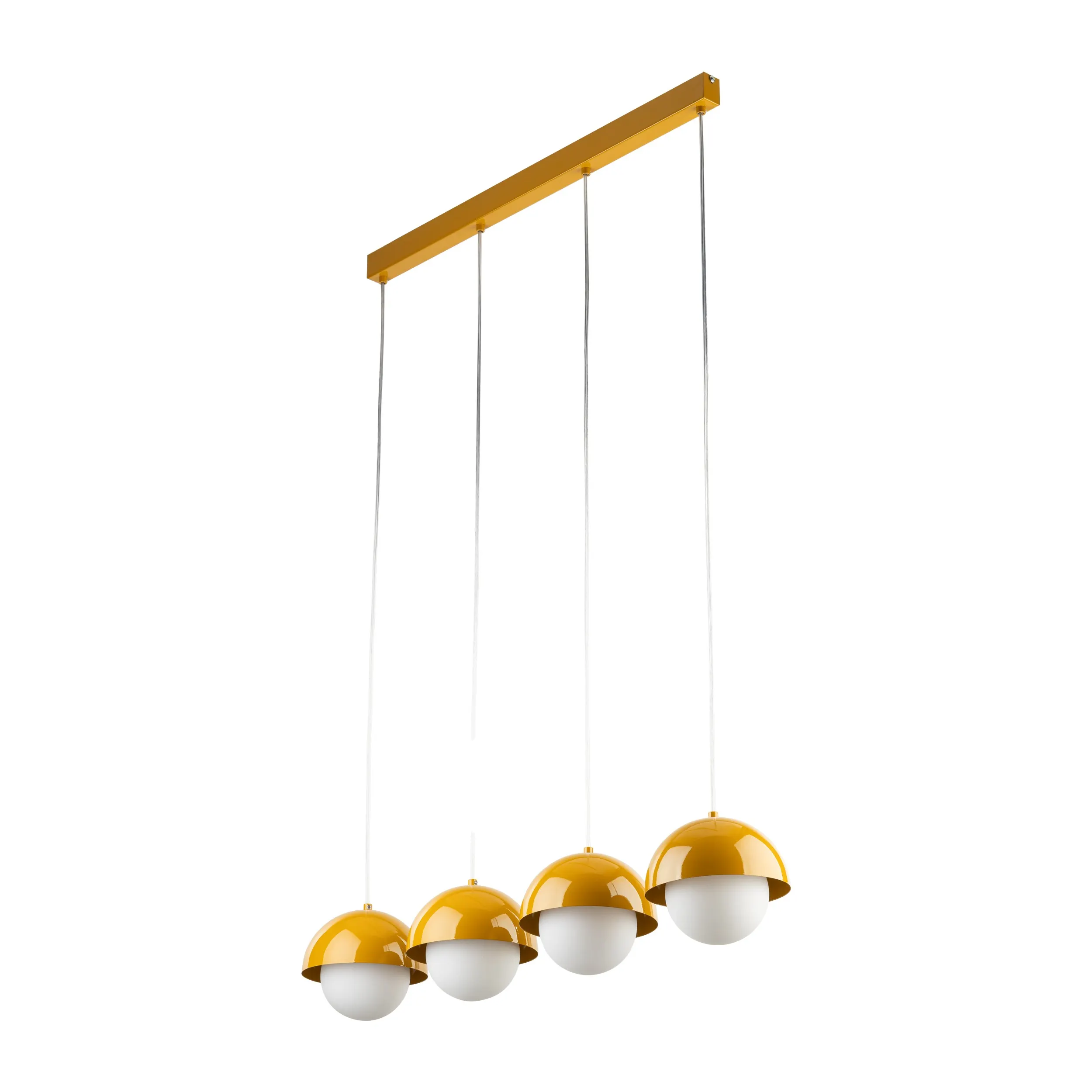 Listwa wisząca BONO żółta błyszcząca na metalowej listwie 120x100x17cm Listwa wisząca BONO żółta błyszcząca na metalowej listwie 120x100x17cm