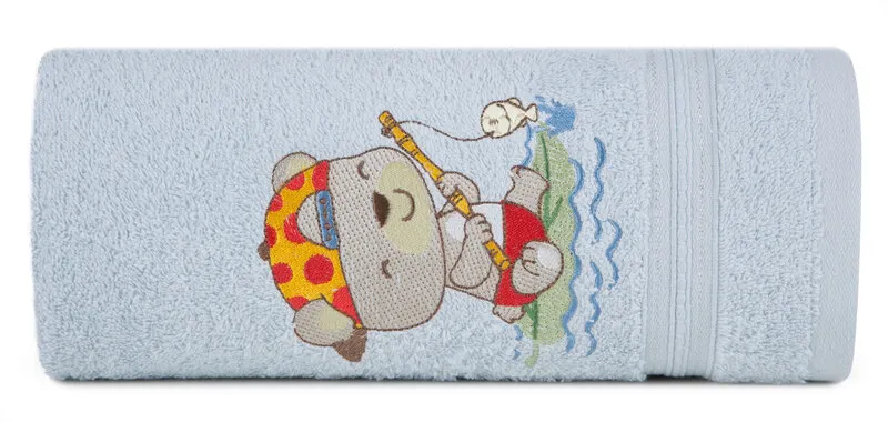 RĘCZNIK DZIECIĘCY BABY51 50X90 CM NIEBIESKI - EU_429131
