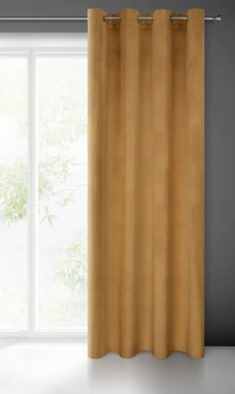 ZASŁONA MELANIE 140X250 CM MIODOWY - EU_383837
