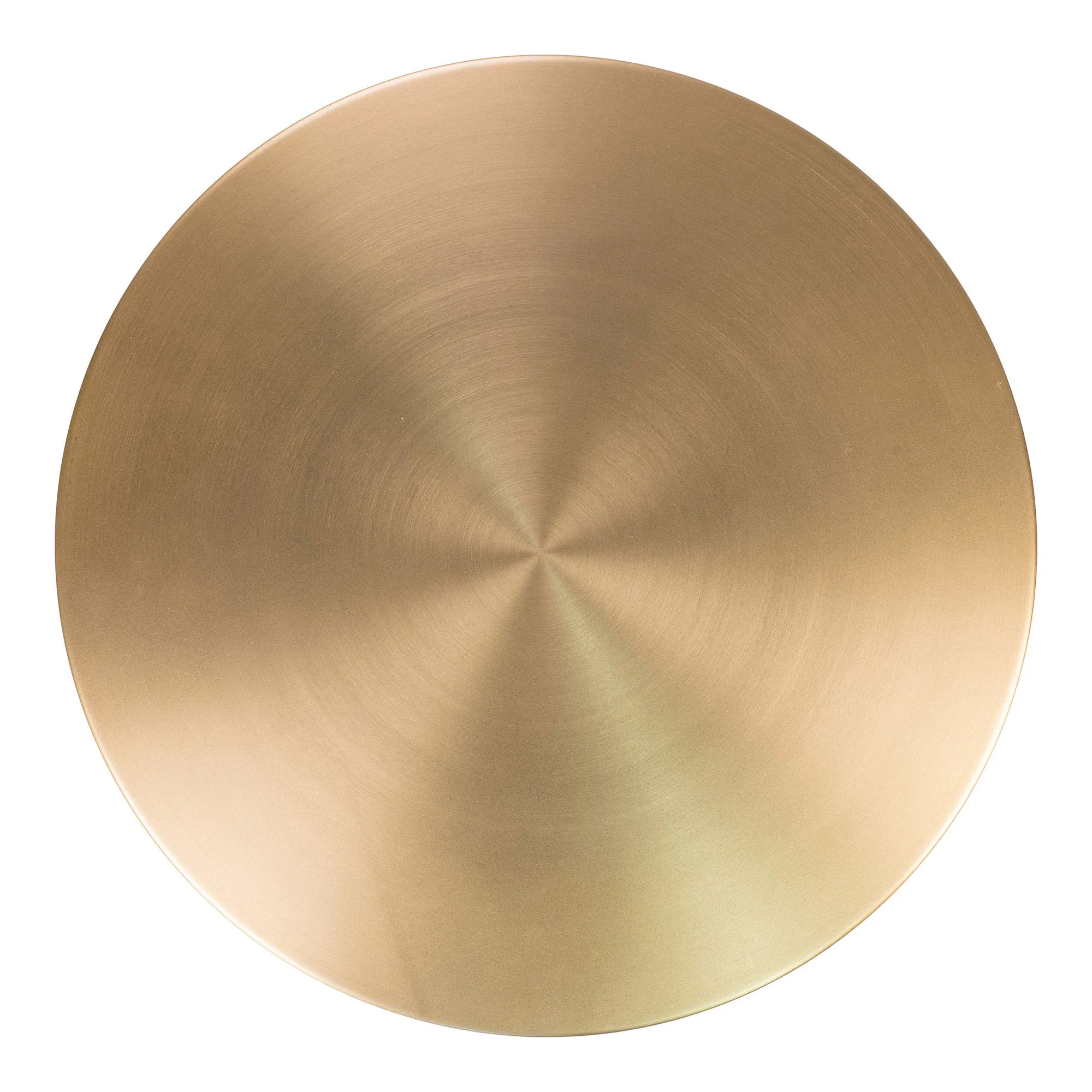 Stolik kawowy LECCO 2 okrągły 41xW58 Złoty-Efekt marmuru - 1601500