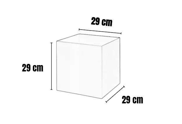 DONICZKA-osłonka na donice metalowa VANNES L czarna - LD_TZ000113