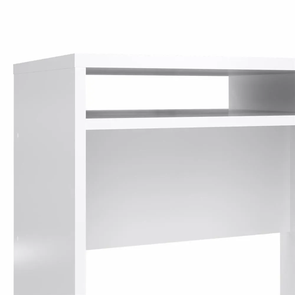 Biurko z szafką i szufladą FUNCTION PLUS 110cm biały wysoki połysk - TV_70488UUUU