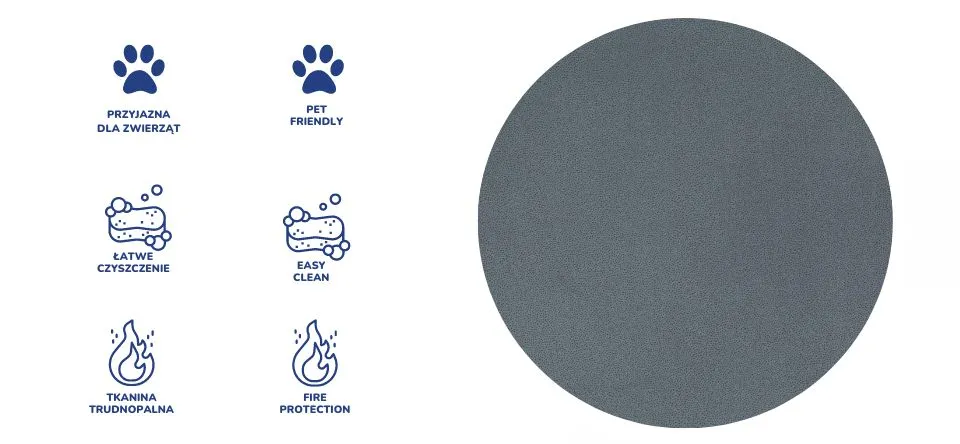 Krzesło obrotowe Perto Plus poler Letto 17 rozmiar 7 - PB-K-7-C-C-LT17