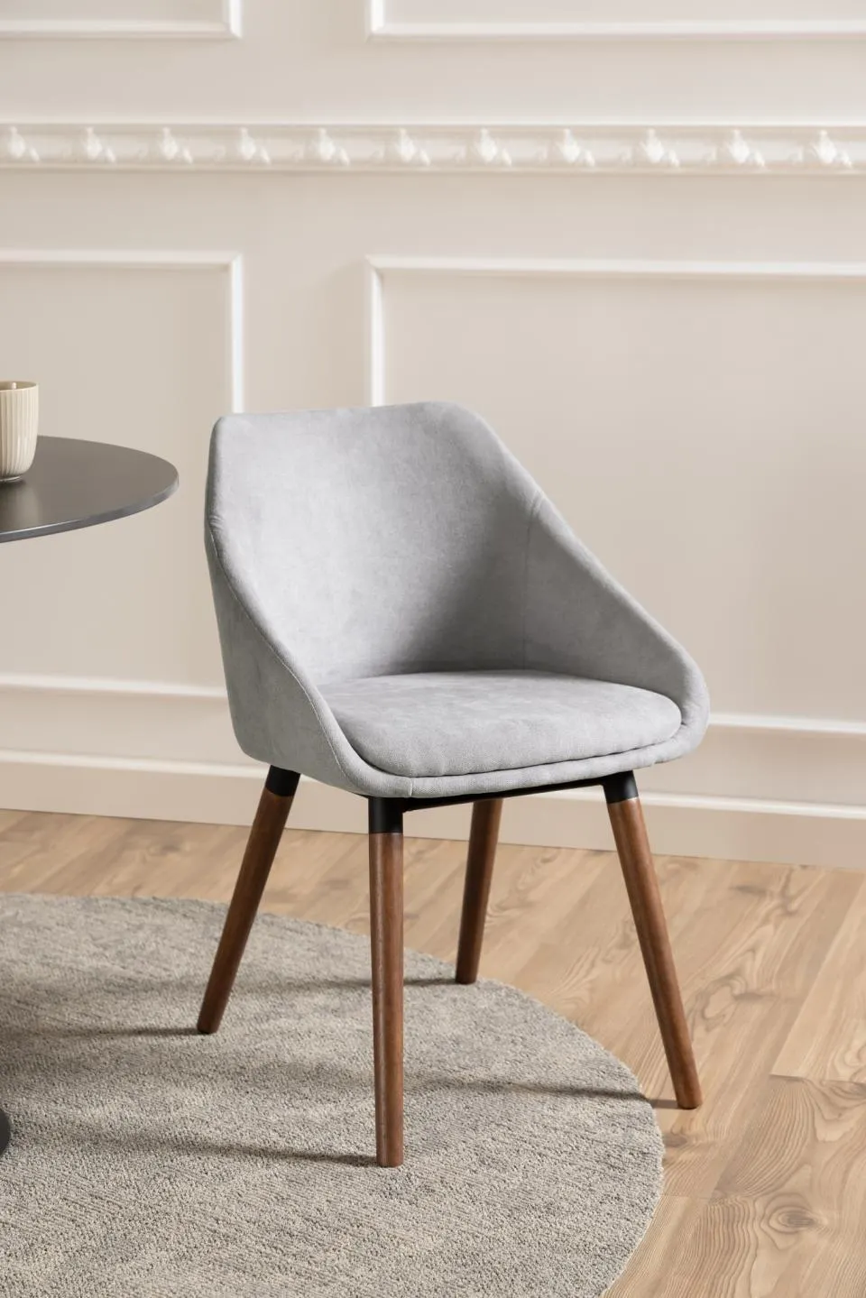 Krzesło Lana, szary- orzechowy ( zestaw 2 sztuk ) - 0000098135