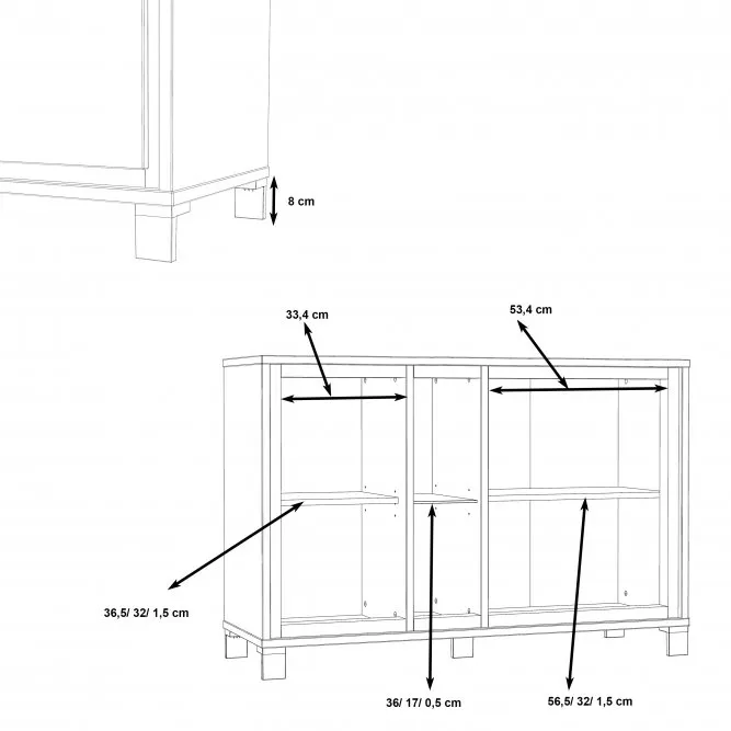 Gabinet, Meble, Kredens, Działka, Szafka