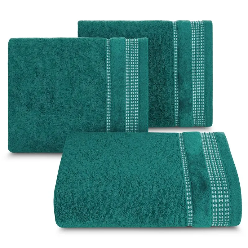 RĘCZNIK AMANDA (09) 30 X 50 CM TURKUSOWY Ręcznik kąpielowy, Ręcznik