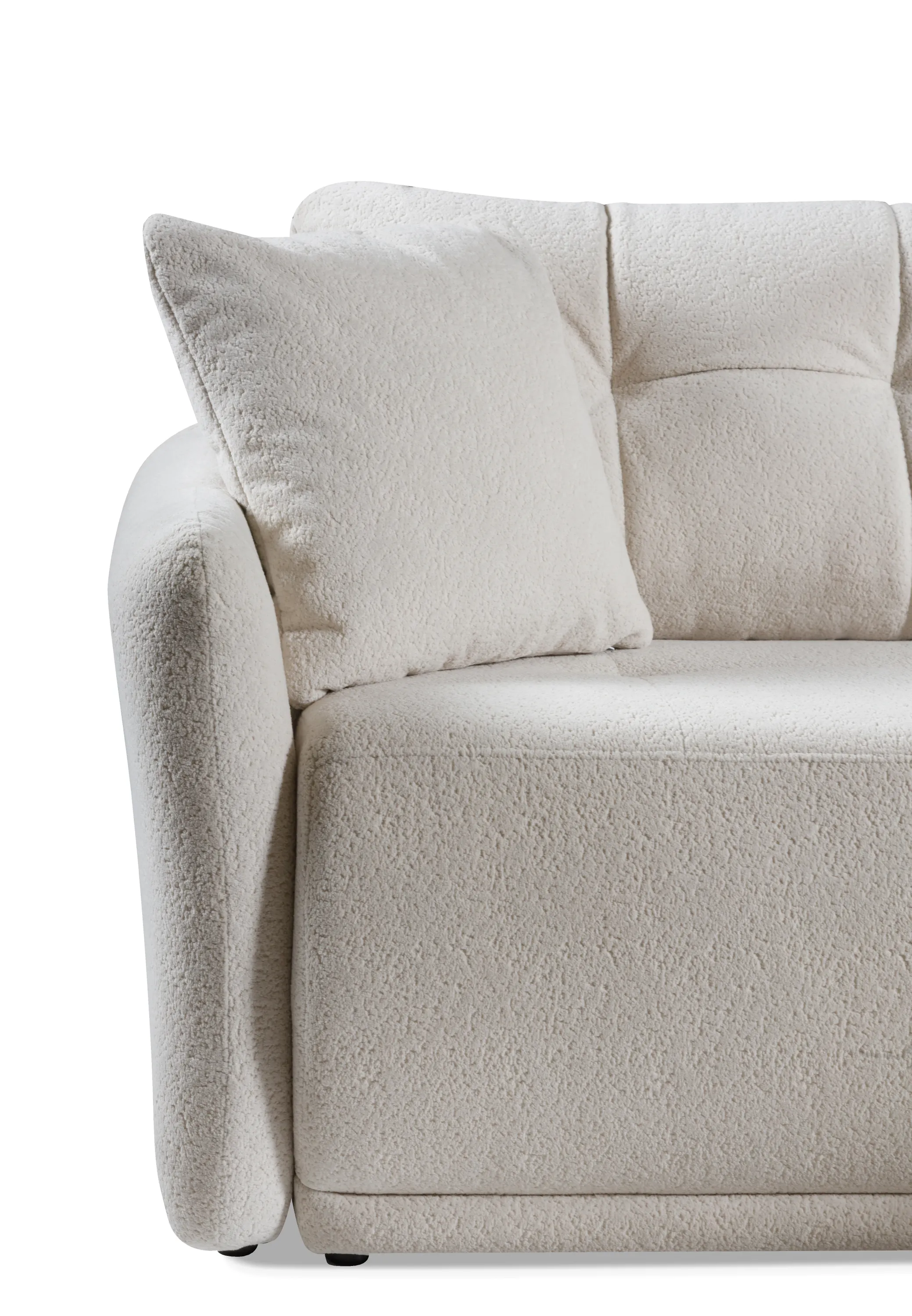 Narożnik rozkładany z pojemnikiem TRIX BELLINI 246 cm prawostronny beżowy - TRIX_BELLINI_22